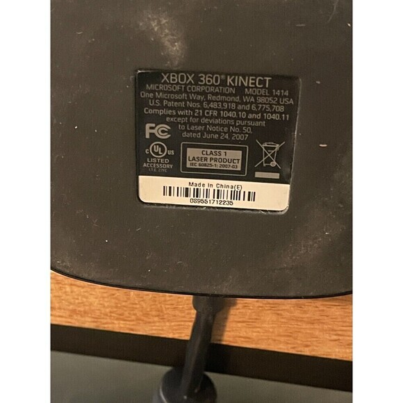 Microsoft Xbox 360 Kinect Sensor With Nyko Zoom Black 1414 - Picture 8 of 9